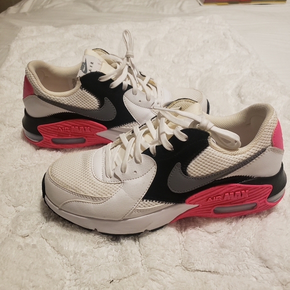 Nike Shoes - NIKE AIR MAX SNEAKERS WHITE-PINK SIZE:7.5